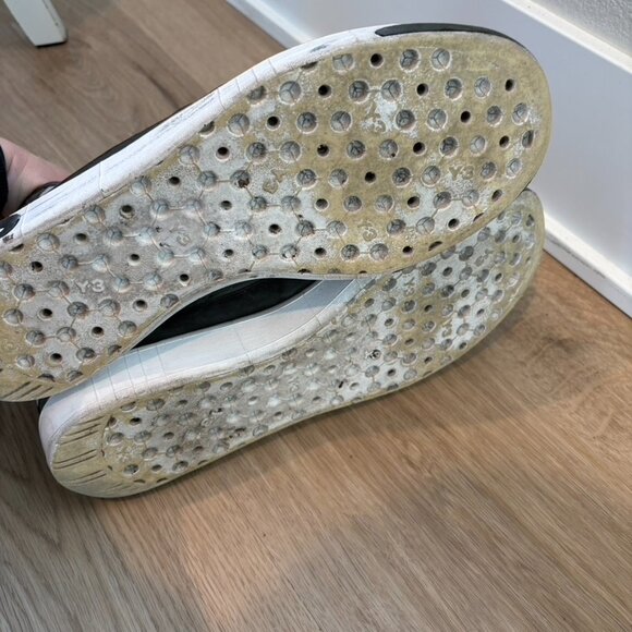 Yohji Yamamoto high top sneakers Gray Size 12.5 Mens - Picture 8 of 9